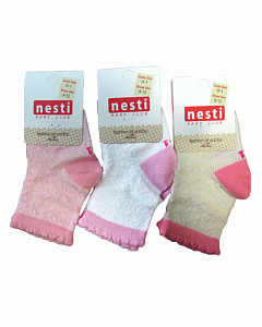 Жаккардовые носки для девочки  NESTI